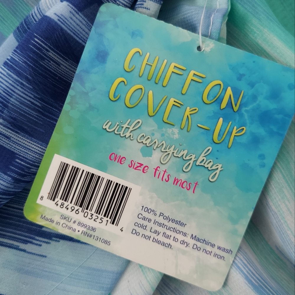 Chiffon Cover-up with carrying bag - Picture 5 of 9